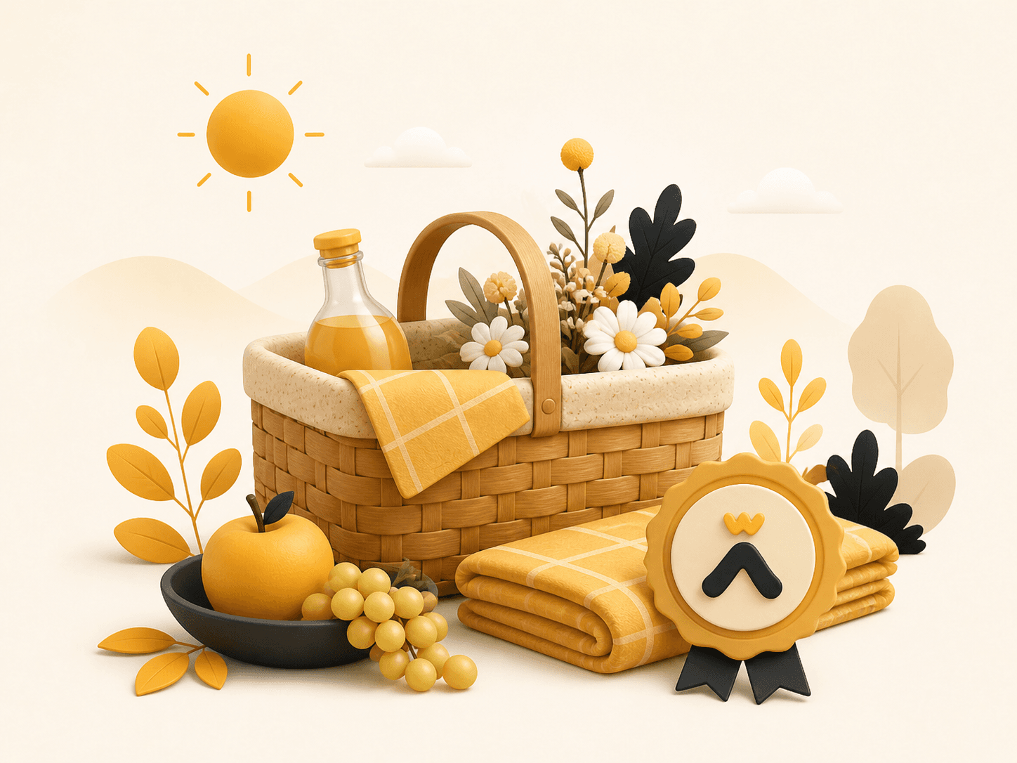 Picnic hero basket